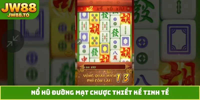 Nổ hũ Đường Mạt Chược thiết kế tinh tế