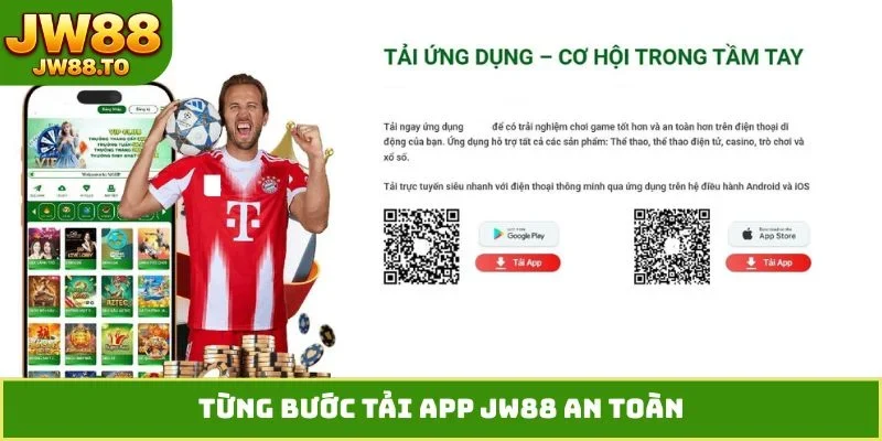 Từng bước tải app JW88 an toàn